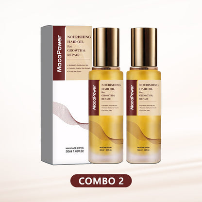 MacaPower Nourishing Hair Oil for Hair Growth & Repair
