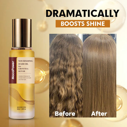 MacaPower Nourishing Hair Oil for Hair Growth & Repair
