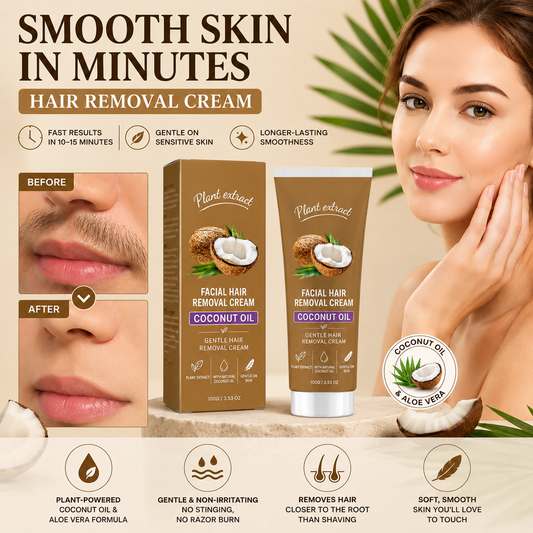 Coconut Oil Hair Removal Cream US