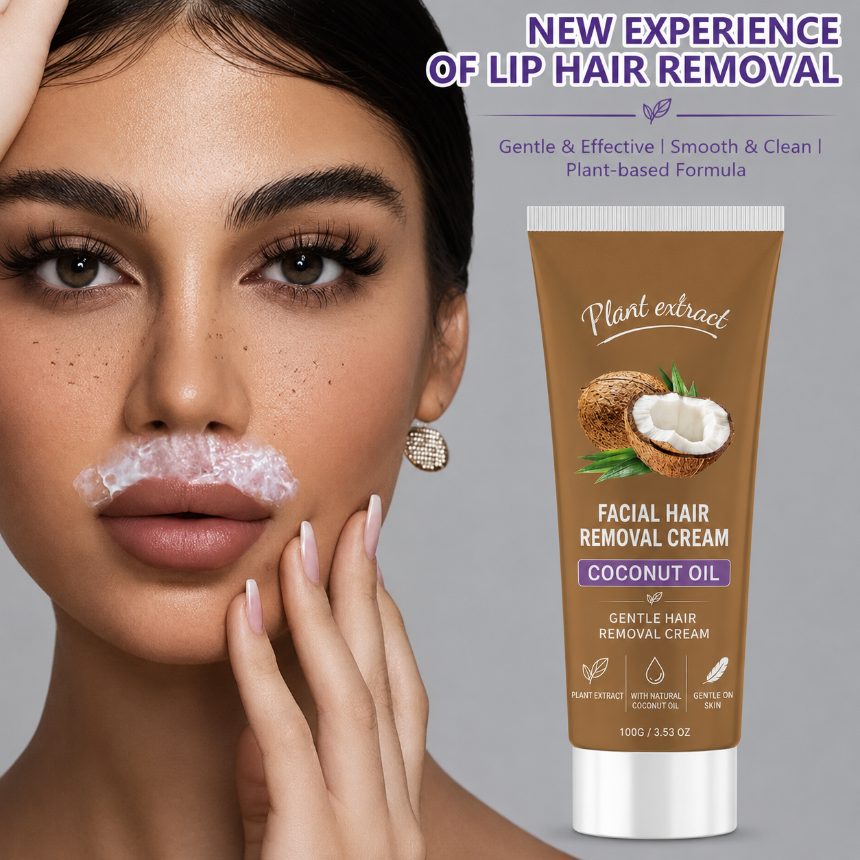 Coconut Oil Hair Removal Cream US