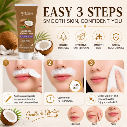 Coconut Oil Hair Removal Cream US