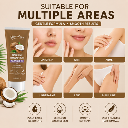 Coconut Oil Hair Removal Cream US