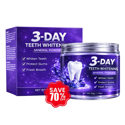 3-Day Teeth Whitening Mineral Powder