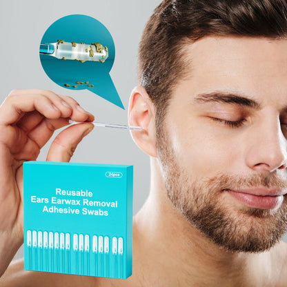Reusable Earwax Removal Adhesive Swabs for Ear Cleaning