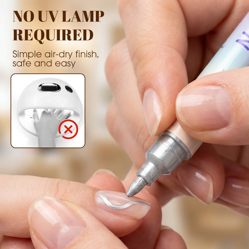 🎨 HOT DEAL 50% OFF! Dual‑Tip Nail Art Pens – Quick‑dry, no UV lamp.