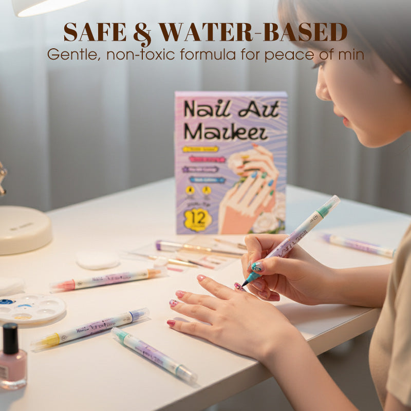 🎨 HOT DEAL 50% OFF! Dual‑Tip Nail Art Pens – Quick‑dry, no UV lamp.