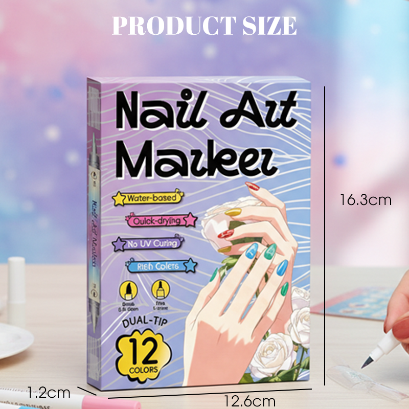 🎨 HOT DEAL 50% OFF! Dual‑Tip Nail Art Pens – Quick‑dry, no UV lamp.