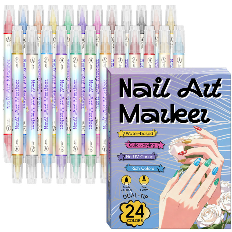 🎨 HOT DEAL 50% OFF! Dual‑Tip Nail Art Pens – Quick‑dry, no UV lamp.