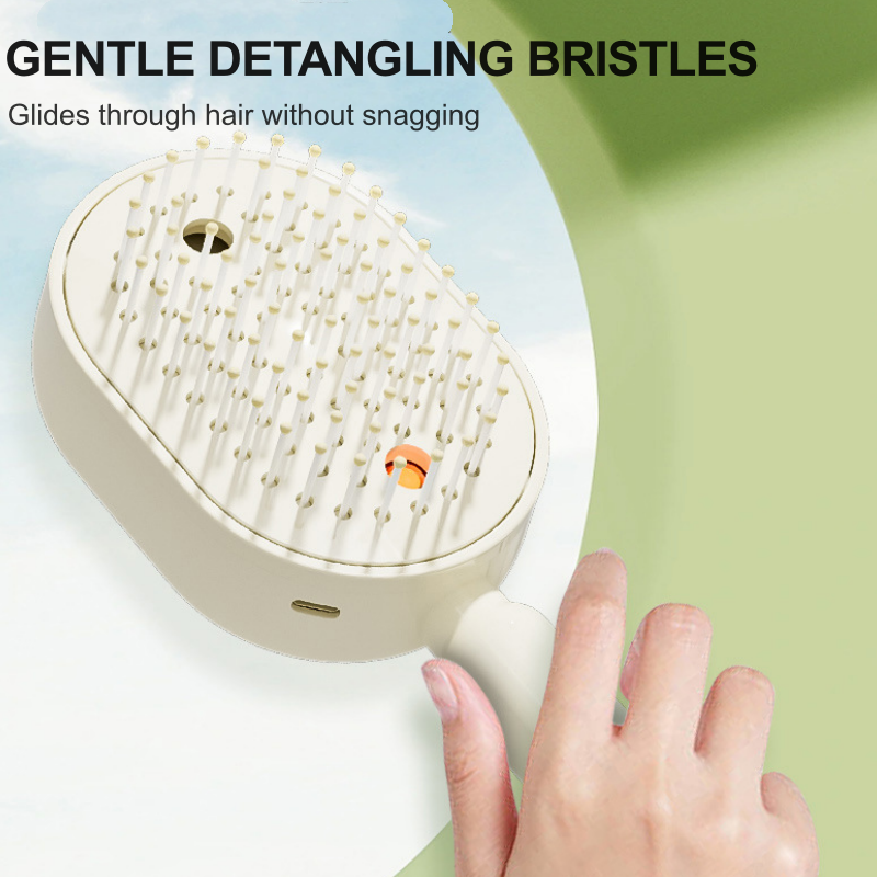 60% OFF NOW ! 💐 Electric Spray & Massage Hair Brush – Soothing Scalp Massage, Fine Mist Spraying & Smooth Hair Care Design ✨