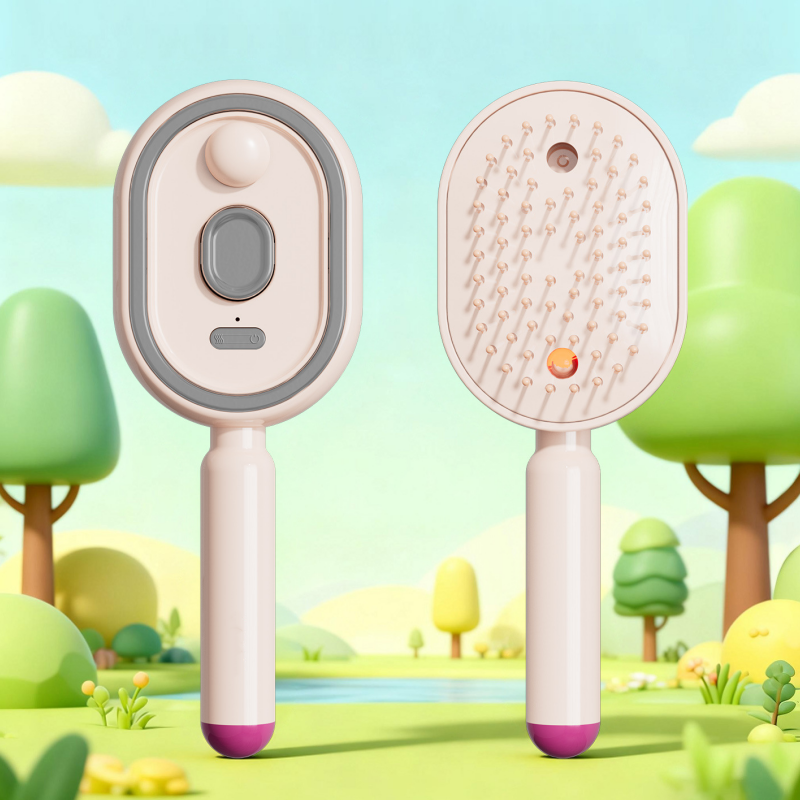 60% OFF NOW ! 💐 Electric Spray & Massage Hair Brush – Soothing Scalp Massage, Fine Mist Spraying & Smooth Hair Care Design ✨