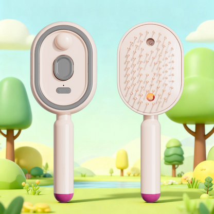60% OFF NOW ! 💐 Electric Spray & Massage Hair Brush – Soothing Scalp Massage, Fine Mist Spraying & Smooth Hair Care Design ✨