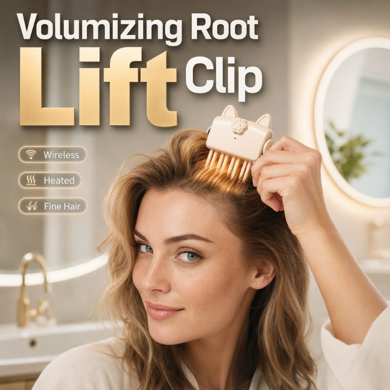 💇 Heated Volumizing Root Lift Clip - Instant All-Day Crown Lift