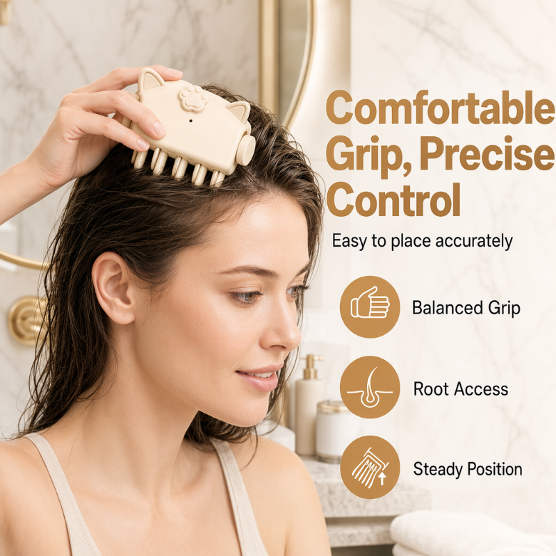 💇 Heated Volumizing Root Lift Clip - Instant All-Day Crown Lift