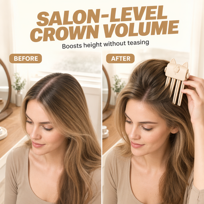 💇 Heated Volumizing Root Lift Clip - Instant All-Day Crown Lift