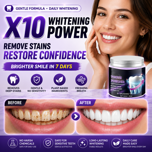 Advanced Teeth Whitening Powder – 2026 Expert-Formulated Whitening  Fomula 🔥 SUMMER SALE 60%
