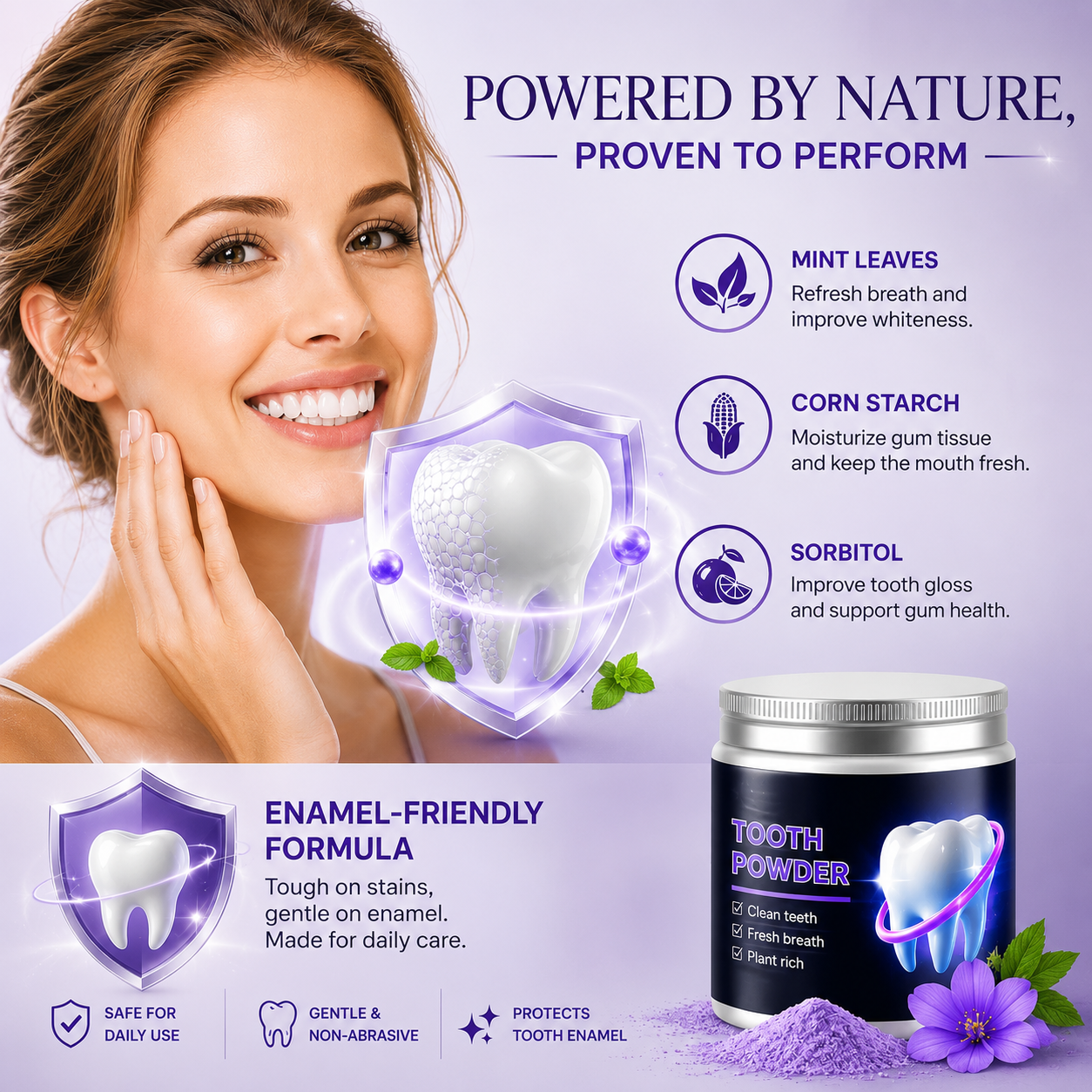 ⏰SUMMER SALE 60%🔥Advanced Teeth Whitening Powder – 2026 Expert-Formulated Whitening  Fomula