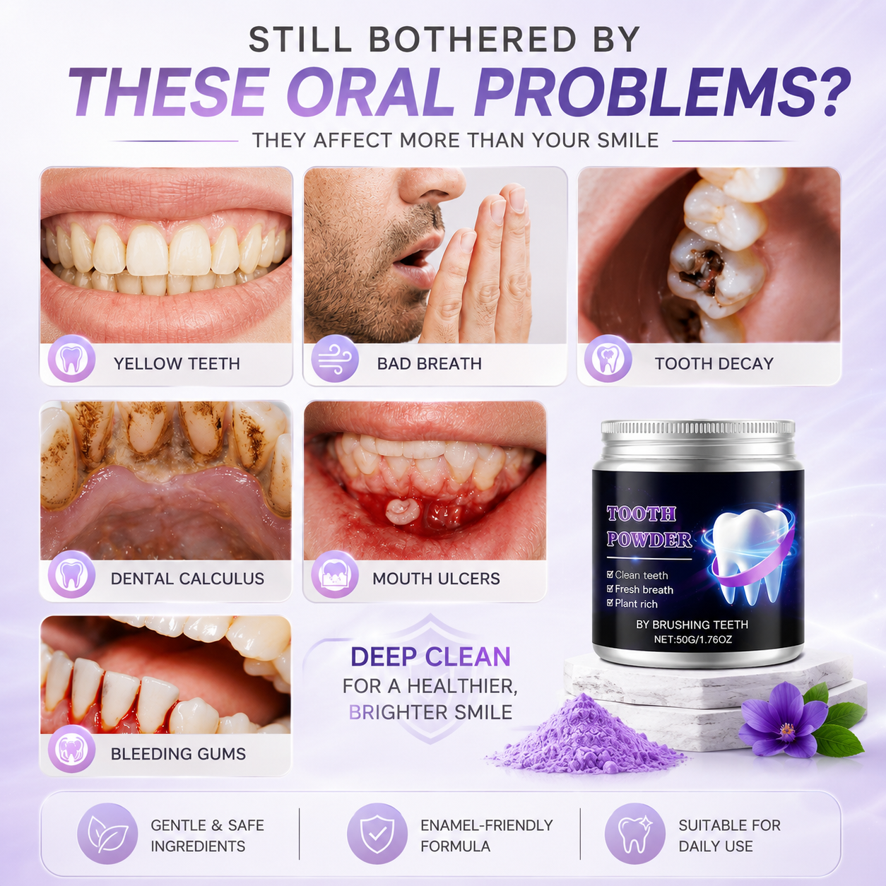 ⏰SUMMER SALE 60%🔥Advanced Teeth Whitening Powder – 2026 Expert-Formulated Whitening  Fomula
