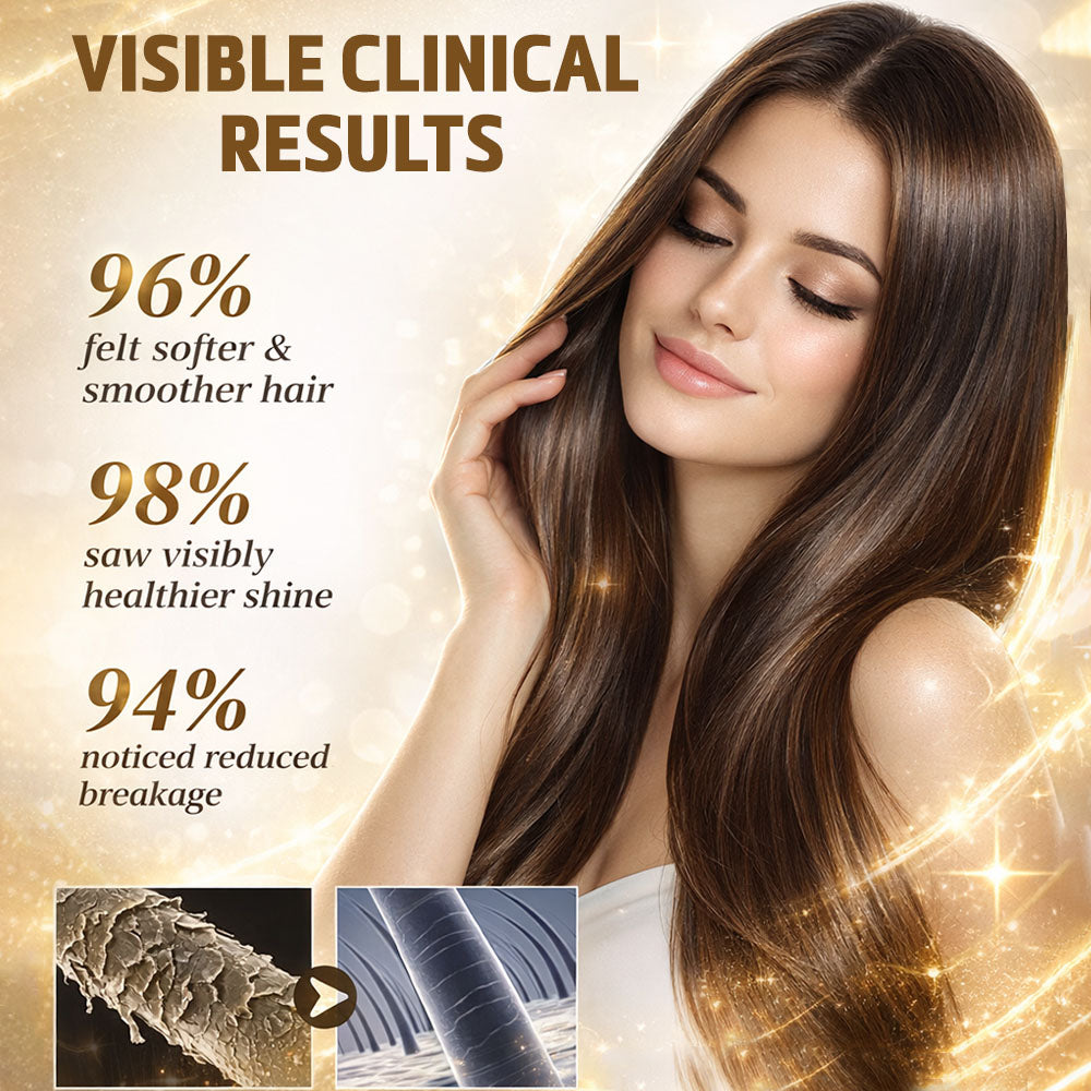 ⏰Just today – Sale 60% OFF 🔥 Professional Keratin Hair Treatment Mask for Dry Damaged Hair - Repair Nourishment Beauty - All Hair Types Masque